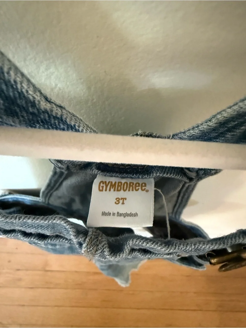 Gymboree Light Blue Denim Short Overalls